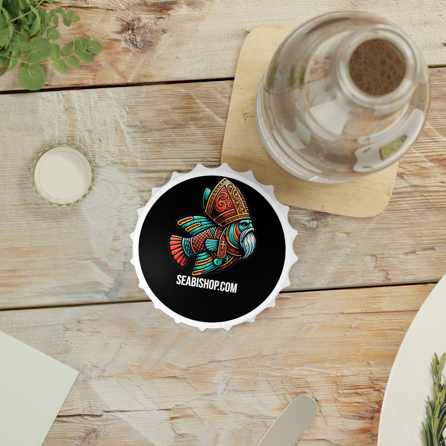 Sea Bishop Bottle Opener