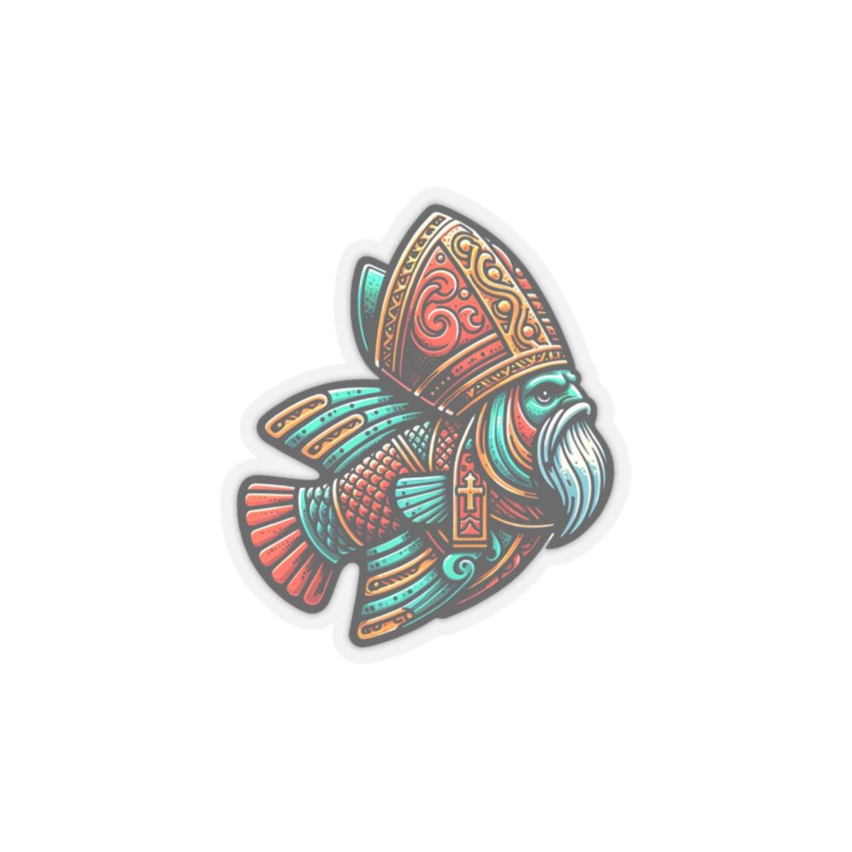 The Sea Bishop Himself Sticker