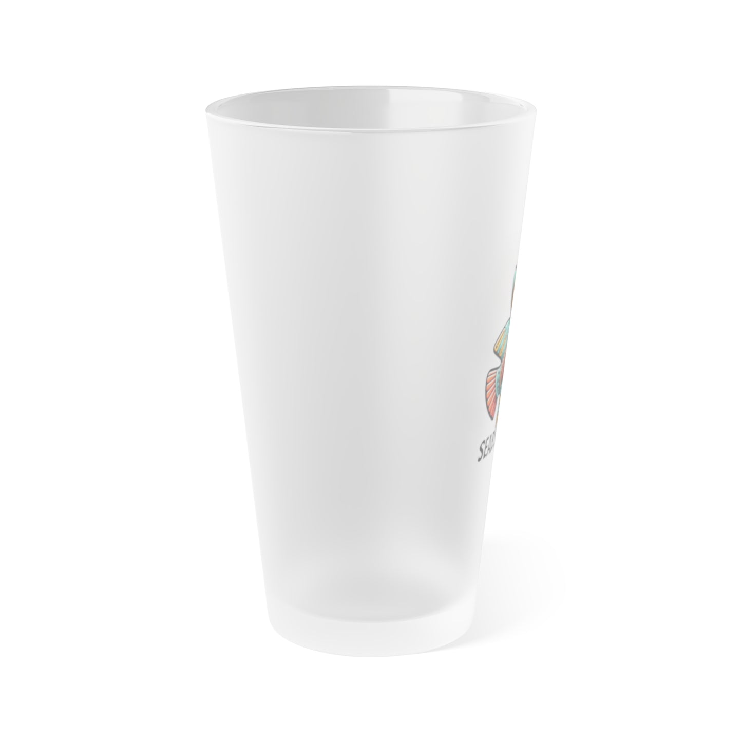 Frosted Sea Bishop Pint Glass, 16oz